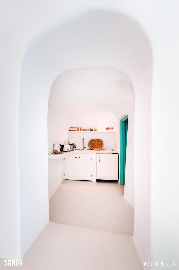 Sando Traditional Cave Villas With Jacuzzi And Sea View Vourvoúlos 외부 사진